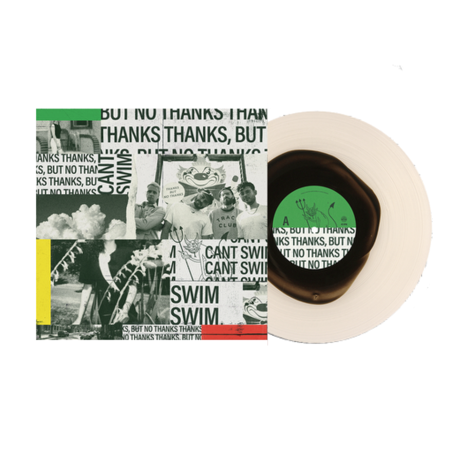 Can't Swim - Thanks but No Thanks Exclusive Black in Clear Color Vinyl LP Limited edition #250 Copies