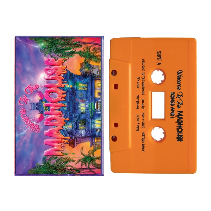 Tones and I - Welcome To The Madhouse Spotify Fans First Exclusive Orange Colourway Cassette Tape