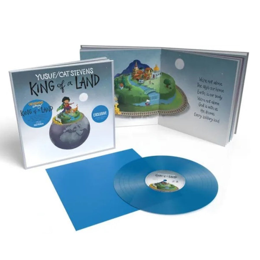 Cat Stevens - King of a Land Exclusive Limited Edition Transparent Blue Color Vinyl LP Record