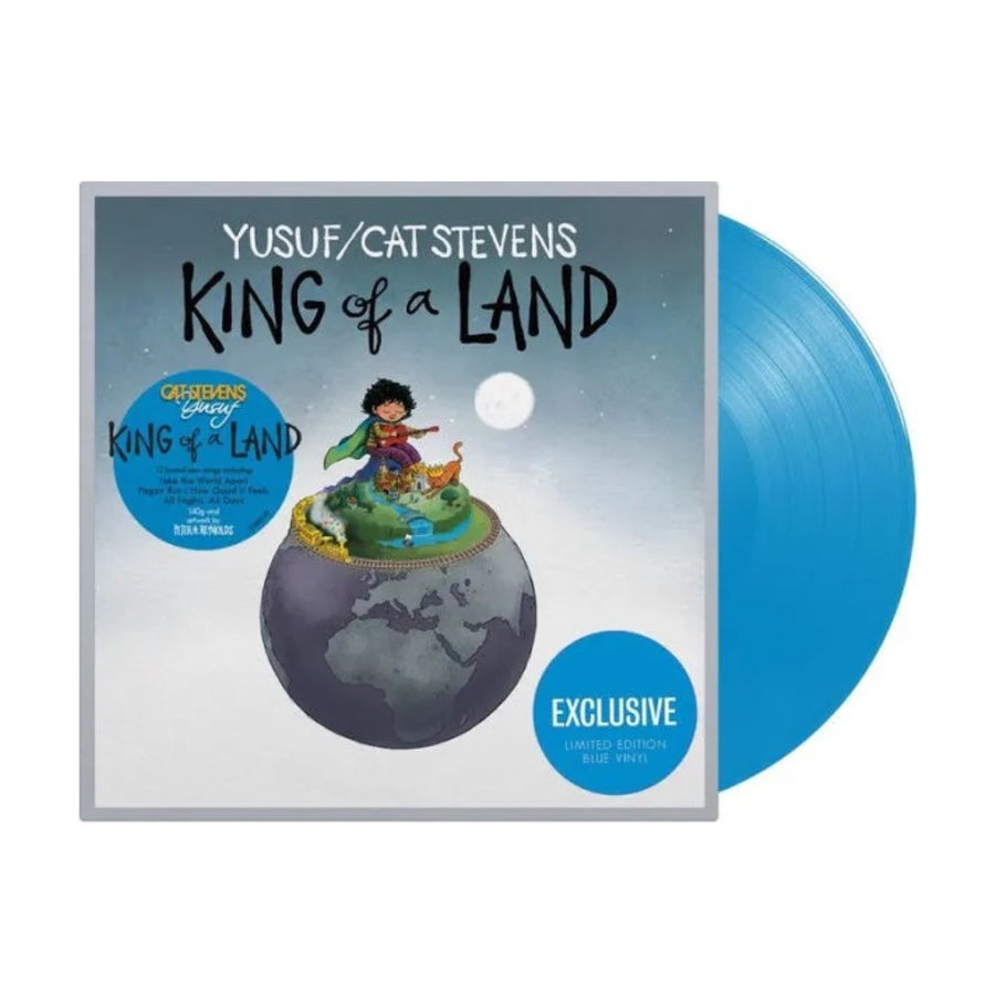 Cat Stevens - King of a Land Exclusive Limited Edition Transparent Blue Color Vinyl LP Record