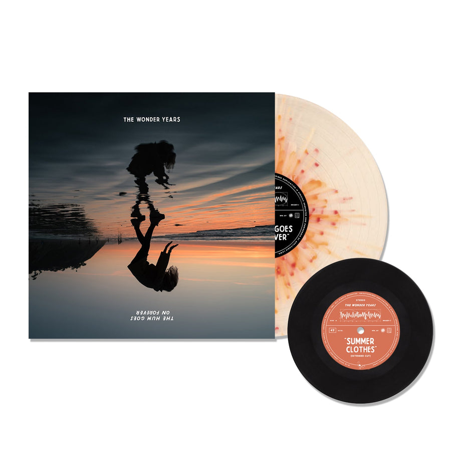 The Wonder Years - The Hum Goes On Forever Deluxe Exclusive Limited Clear/Pink/Orange/Maroon Splatter Color Vinyl LP