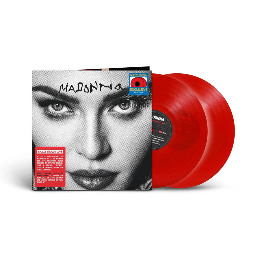 Madonna - Finally Enough Love Exclusive Red Color Vinyl Limited Edition LP Record