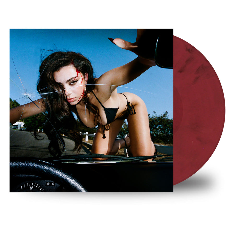 Charli XCX - Crash Exclusive Limited Edition Red Marble Color Vinyl LP Record