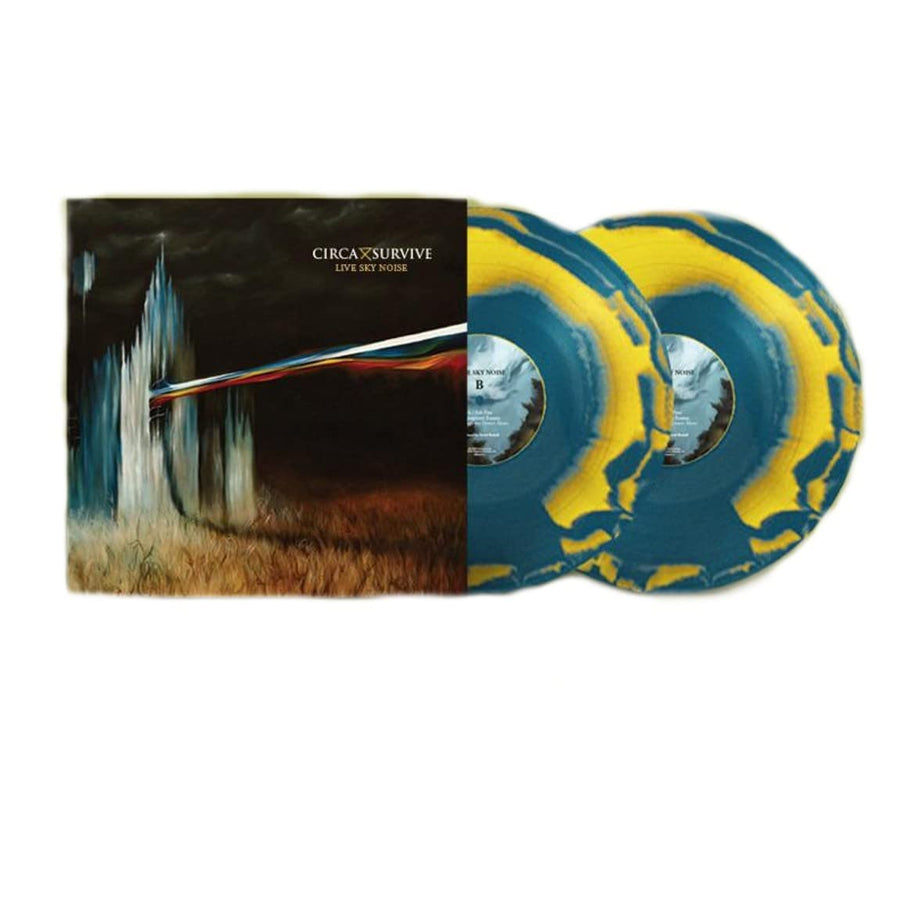 Circa Survive - Live Sky Noise Exclusive Limited Edition Blue & Yellow Swirl Colored Vinyl 2LP