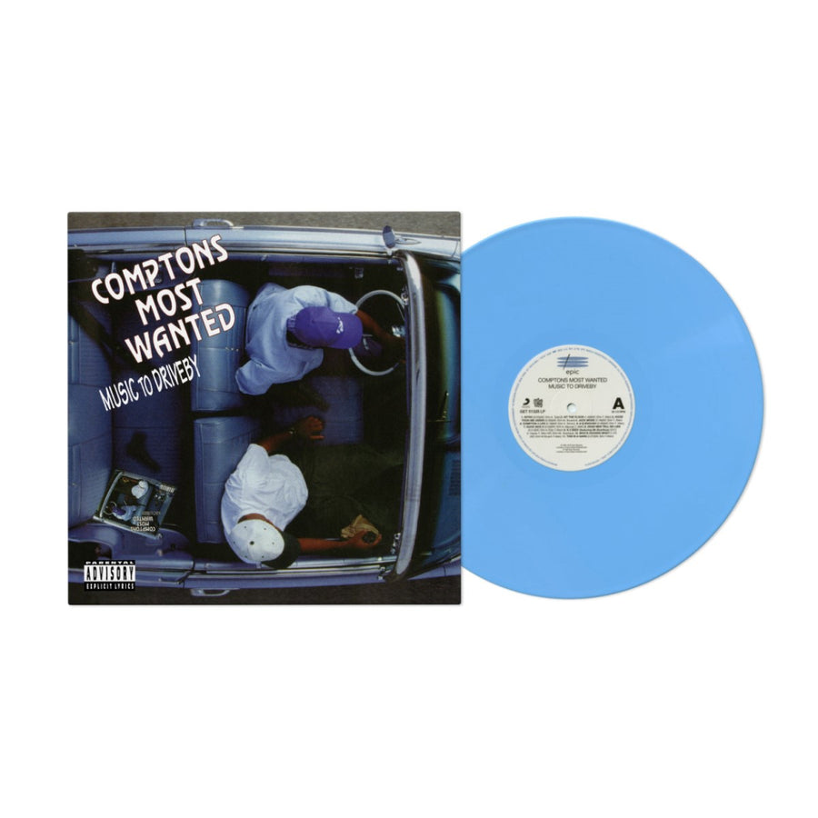 Compton's Most Wanted - Music To Driveby Exclusive Baby Blue Color Vinyl LP Limited Edition #750 Copies