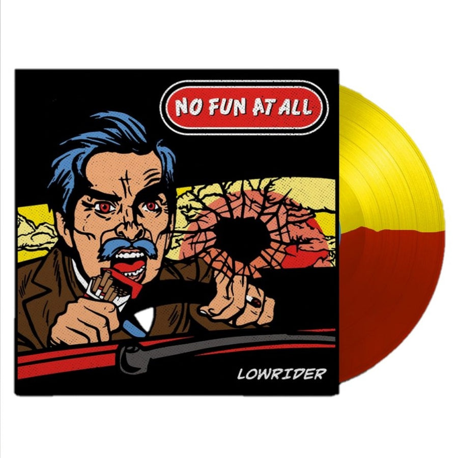 Lowrider- No Fun At All Exclusive Limited Edition Half Red/Half Yellow Vinyl LP Record