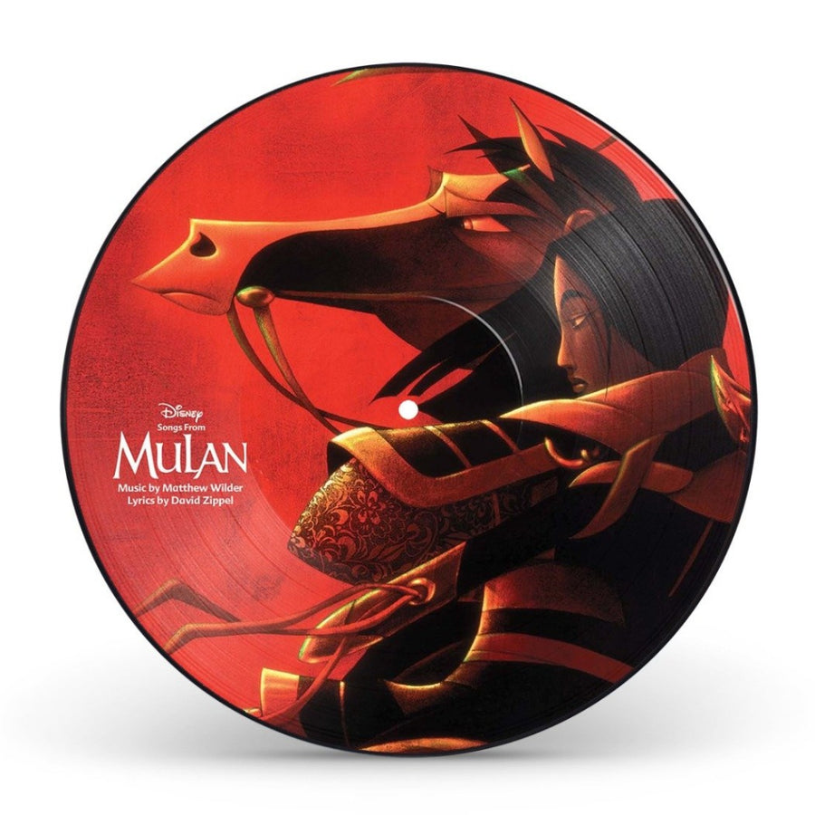 Mulan Original Movie Soundtrack Exclusive Picture Disc Vinyl album Disney Music Records