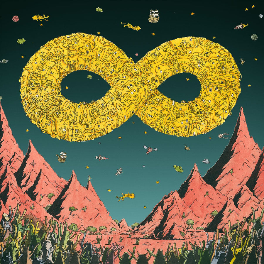Dance Gavin Dance - Mothership Exclusive Neon Green Color Vinyl LP Limited Edition #1000 Copies