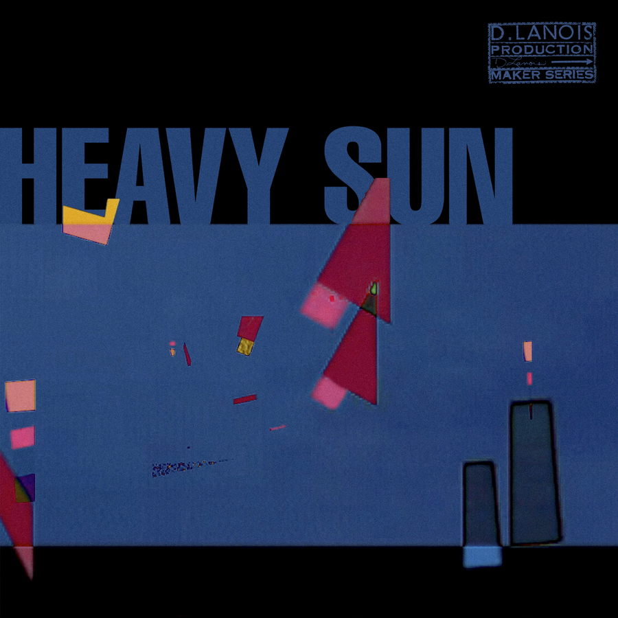 Daniel Lanois - Heavy Sun Exclusive Limited Edition Translucent Blue Color Signed Vinyl LP Record