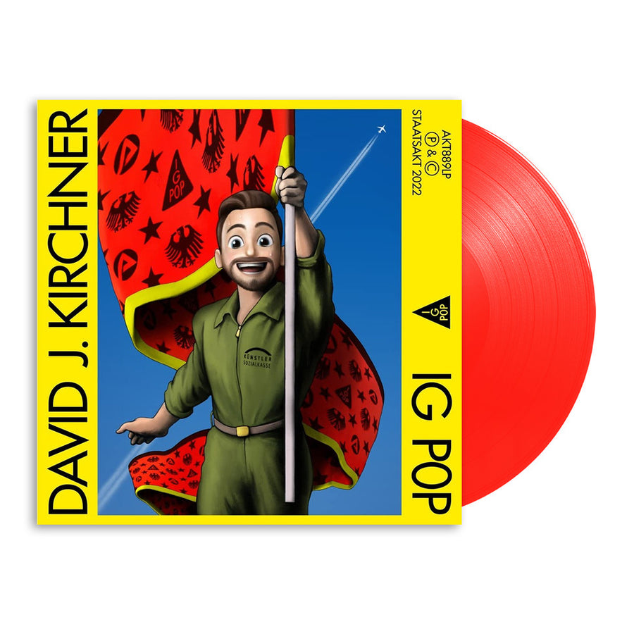 David J. Kirchner - IG Pop Exclusive Red Color Vinyl LP Limited Edition #100 Copies