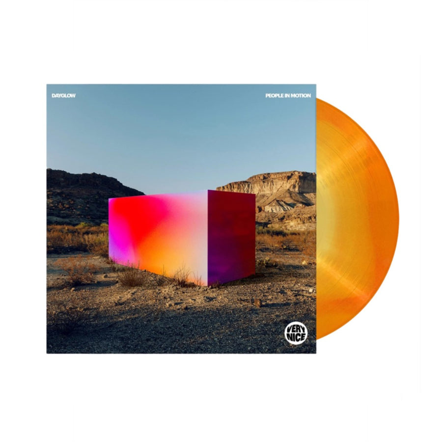 Dayglow - People in Motion Exclusive Limited Edition Yellow/Orange Swirl Color Vinyl LP Record