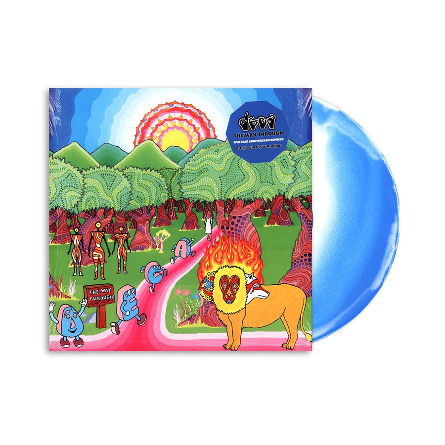 Deca - The Way Through Exclusive Blue & White Swirl Color Vinyl LP Limited Edition #500 Copies