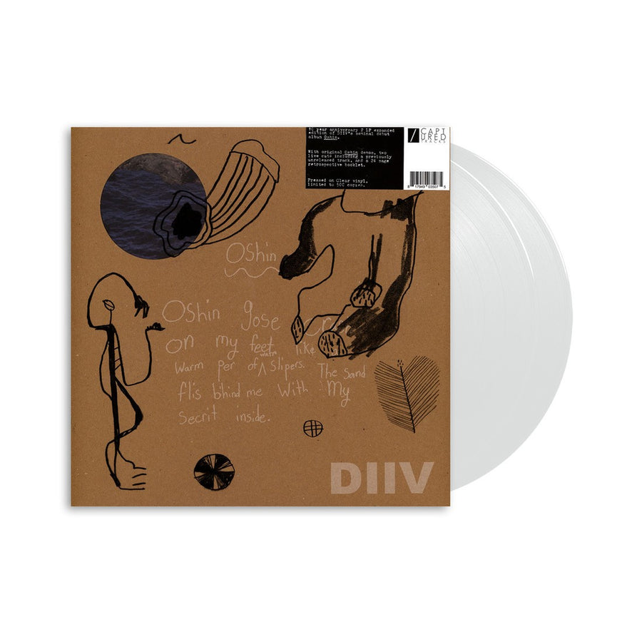 DIIV - Oshin 10th Anniversary Exclusive Clear Vinyl 2x LP Limited Edition #500 Copies