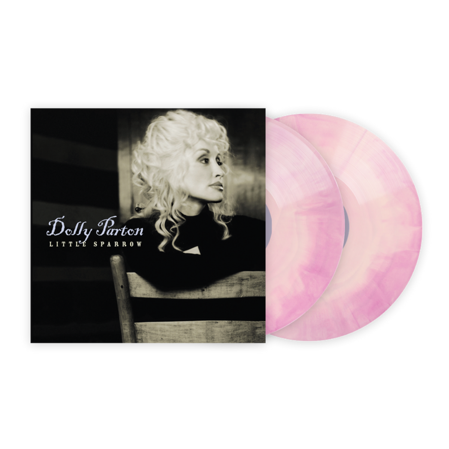 Dolly Parton - Little Sparrow Exclusive Limited Edition Pink/White Marble Color Vinyl 2x LP Record