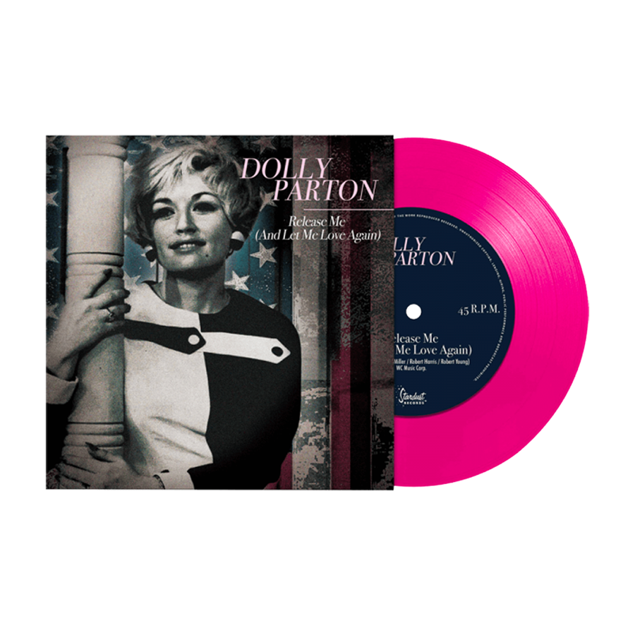 Dolly Parton - Release Me (And Let Me Love Again) Exclusive Limited Edition Magenta Color 7