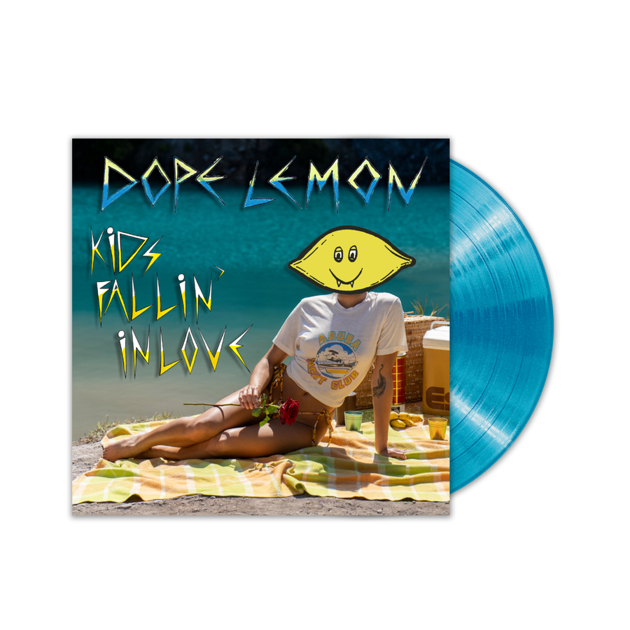 Dope Lemon - Kids Fallin’ In Love Exclusive Limited Edition Aqua Marine Color Signed 7