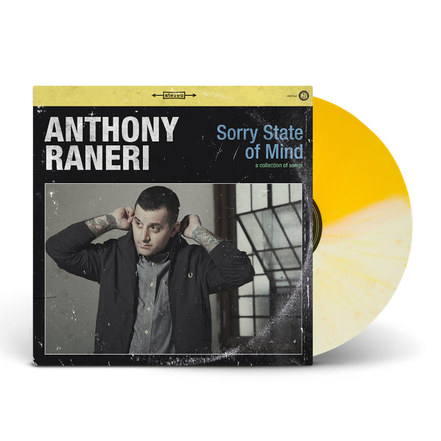 Anthony Raneri - Sorry State Of Mind Exclusive Limited Half White/Yellow Splatter Color Vinyl LP