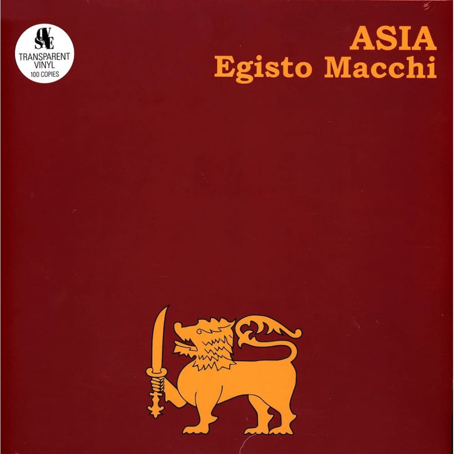 Egisto Macchi - Asia Exclusive Clear Vinyl LP Limited Edition #100 Copies