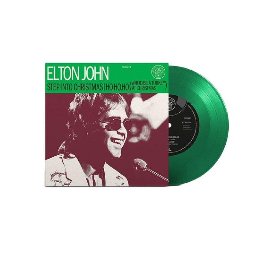 Elton John -  Step Into Christmas Exclusive Limited Edition Festive Green Vinyl Record