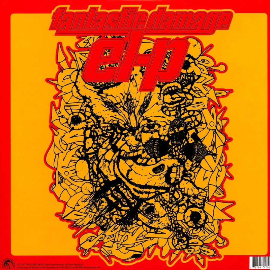El-P - Fantastic Damage Exclusive Amethyst Color Vinyl 2x LP Limited Edition #500 Copies