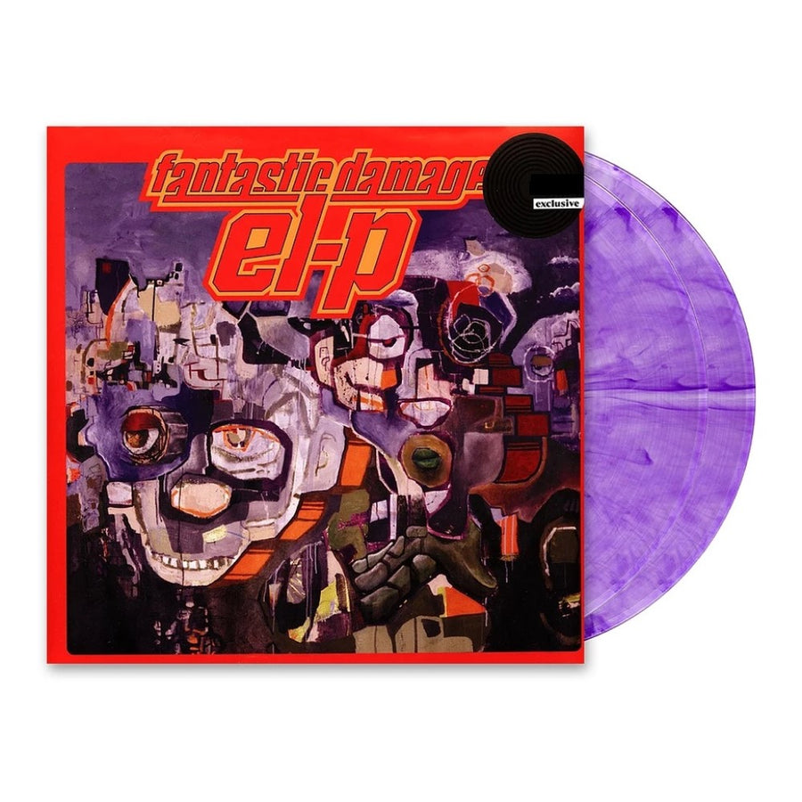 El-P - Fantastic Damage Exclusive Amethyst Color Vinyl 2x LP Limited Edition #500 Copies