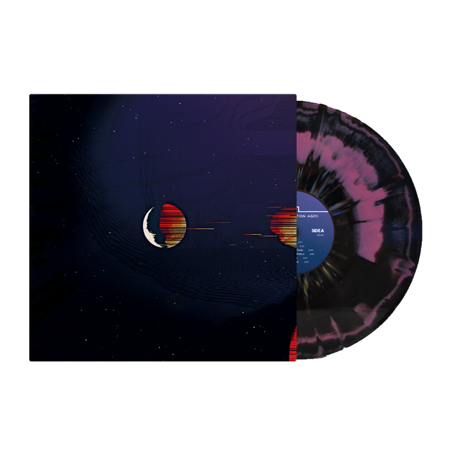 Eldren - Miss Information Aged Exclusive Limited Edition Purple/Black with Blue/Orange Splatter Color Vinyl LP Record