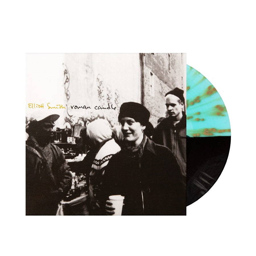 Elliott Smith - Roman Candle Exclusive Black/Blue Split With Gold Splatter Color Vinyl LP Limited Edition #750 Copies