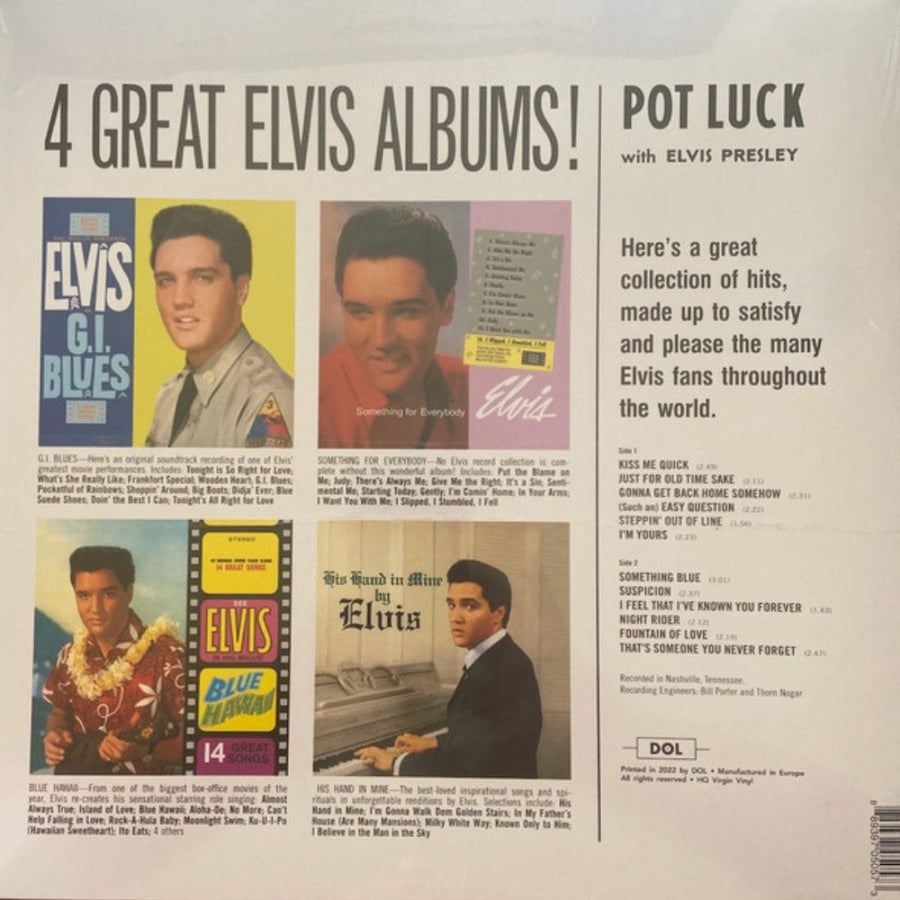 elvis-presley-pot-luck-exclusive-limited-edition-transparent-red-color-vinyl-lp-record