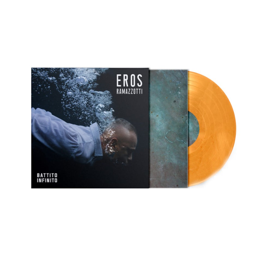 Eros Ramazzotti - Battito Infinito Exclusive Limited Edition Transparent Orange Color Vinyl LP Record