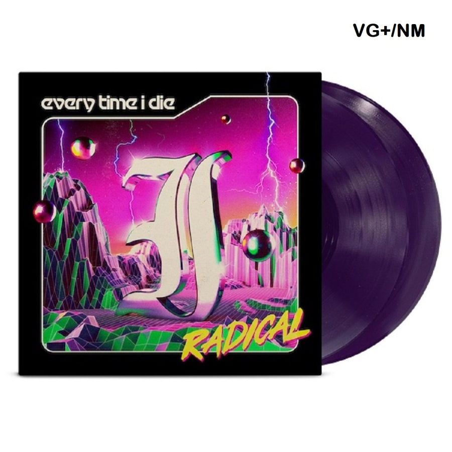 Every Time I Die - Radical Exclusive Opeque Purple Colored Vinyl 2x LP Record VG/NM