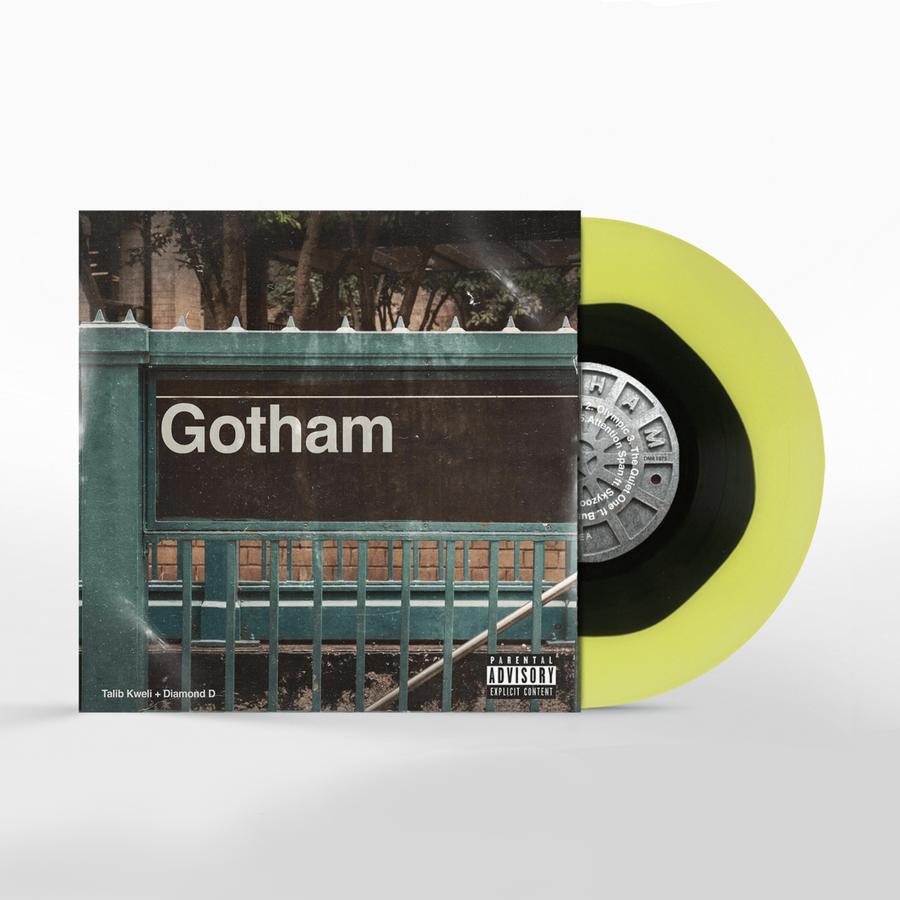 Talib Kweli & Diamond D - Gotham Exclusive Yellow Translucent With Black Puddle Vinyl LP Limited Edition #300 Copies