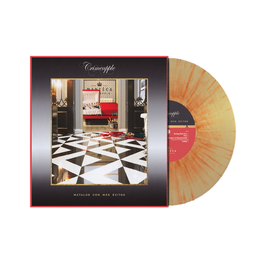 Crimeapple - Mátalos Con Más Éxitos Exclusive Gold/Blood Splatter Vinyl LP Limited Edition #200 Copies