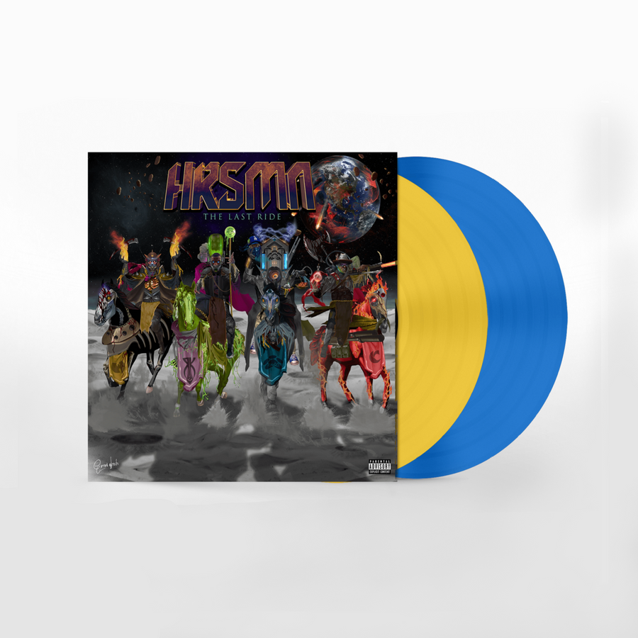 HRSMN - The Last Ride Exclusive Yellow/Blue Vinyl 2x LP Limited Edition #200 Copies