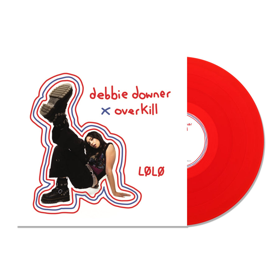 Lolo - Debbie Downer / Overkill Exclusive Limited Edition Transparent Red Color Vinyl LP