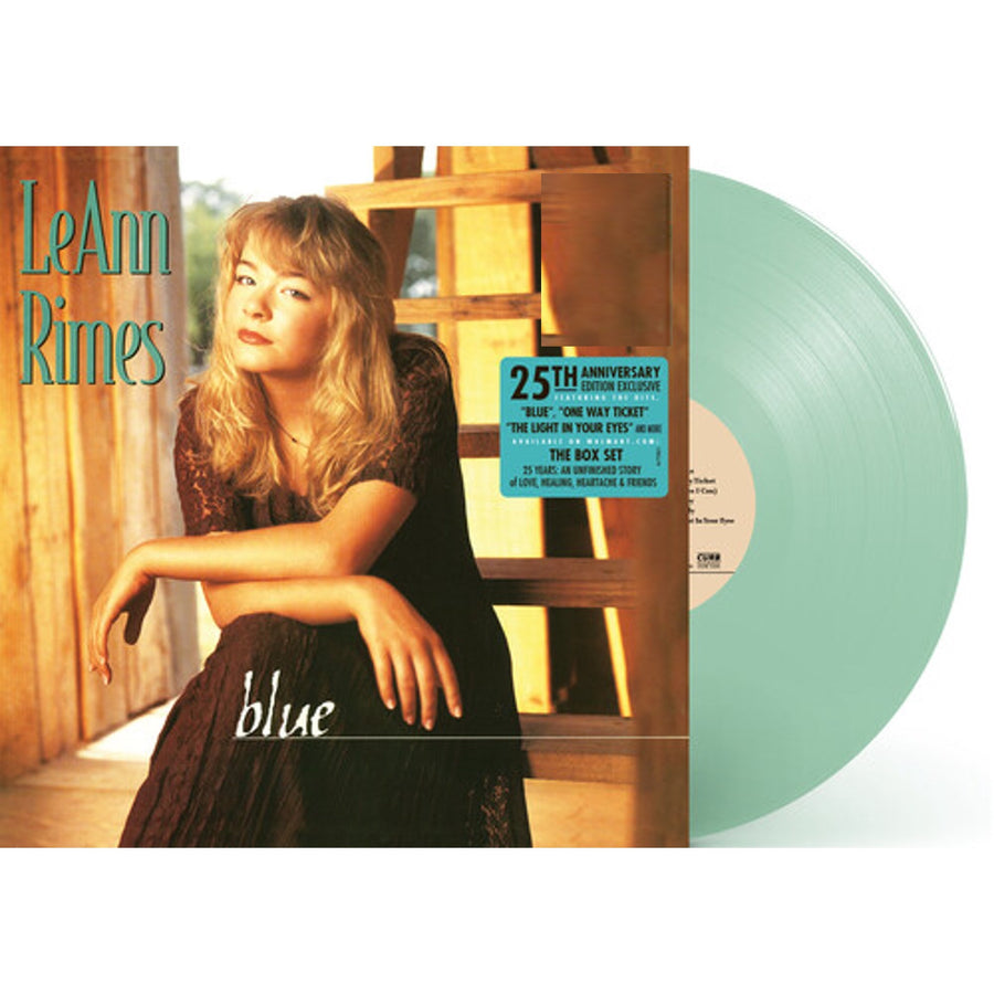 Leann Rimes - Blue Exclusive Sea Glass Blue Color Vinyl LP Record