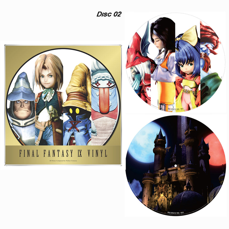 Final Fantasy IX Soundtrack Exclusive Limited Edition Picture Disc 2x LP Vinyl