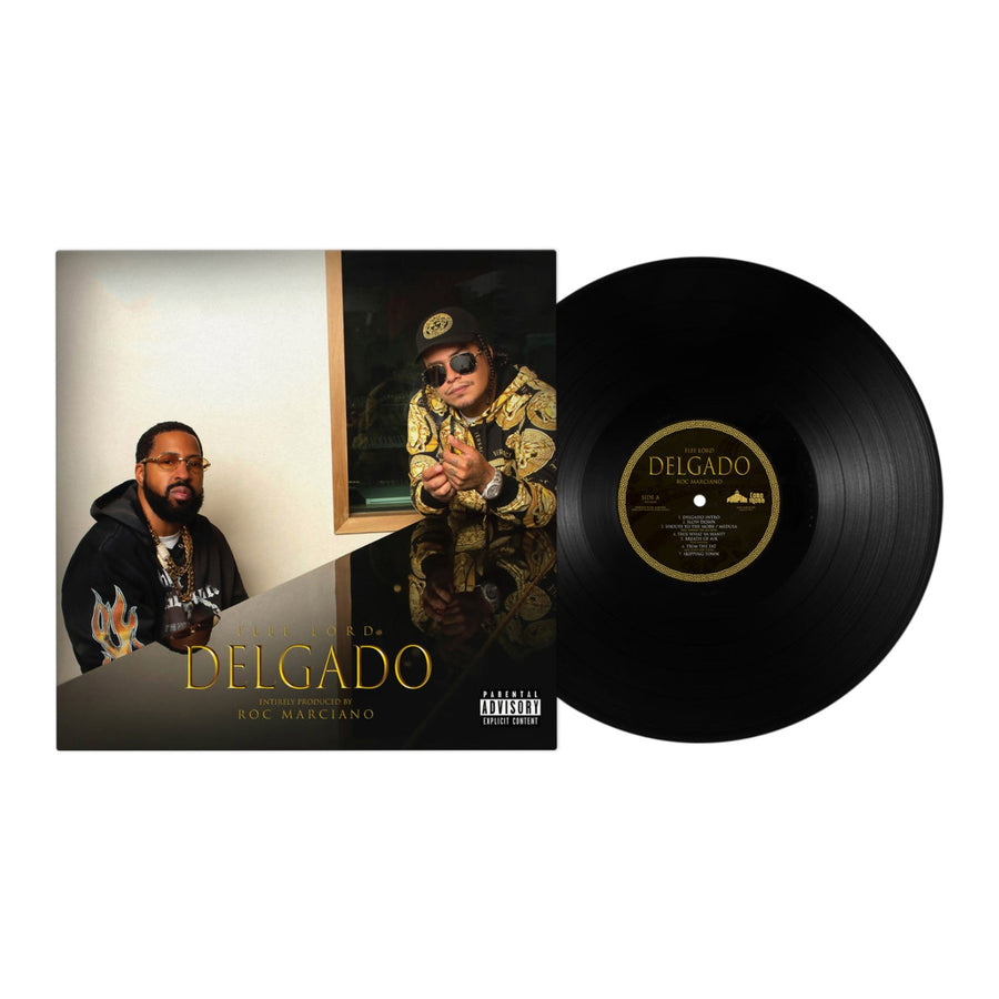 Flee Lord X Roc Marciano - Delgado Exclusive Black Color Vinyl LP Limited Edition #500 Copies