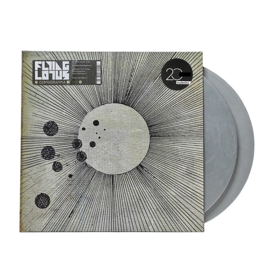 Flying Lotus - Cosmogramma Exclusive Silver Color Vinyl 2x LP Limited Edition #500 Copies