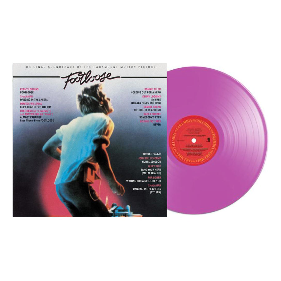 Footloose Original Movie Soundtrack Exclusive Lavender Color Vinyl LP Record