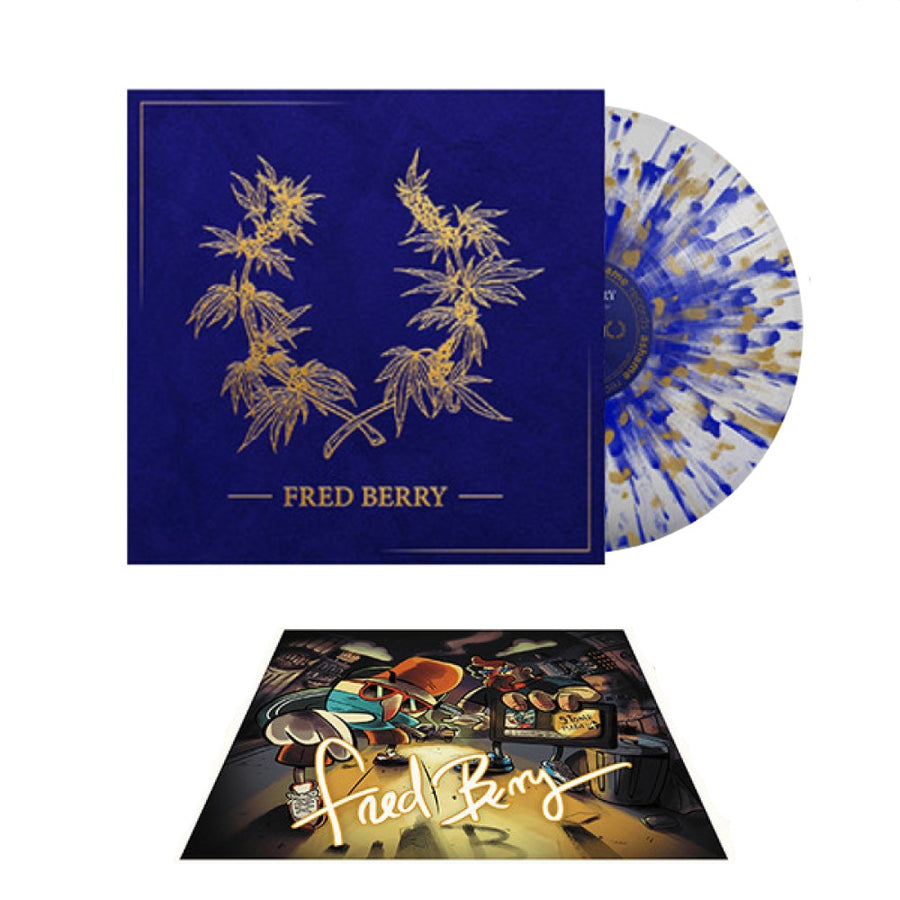 Freddy Bracker & Berry - Fred Berry Exclusive Limited Edition Blue Splatter LP Vinyl Record