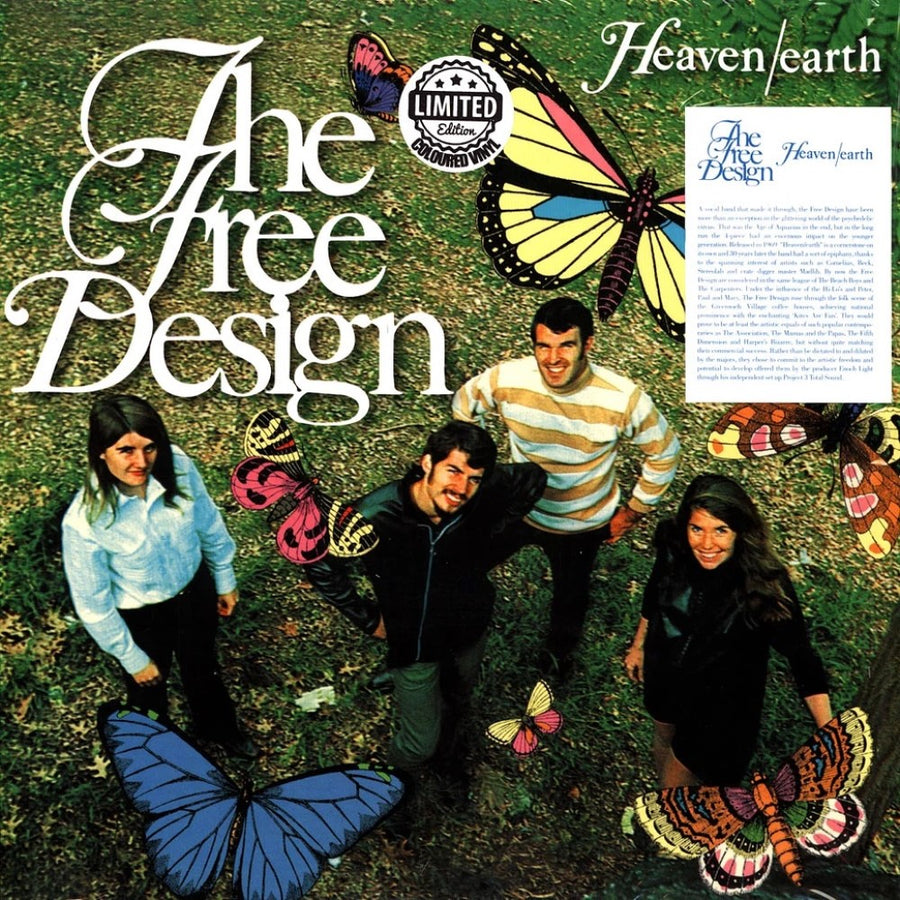 Free Design, The - Heaven/Earth Exclusive Limited Edition Green Color Vinyl LP Record