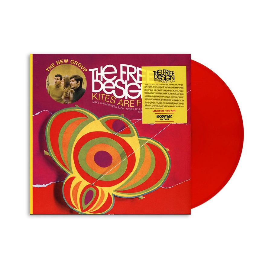 Free Design, The - Kites Are Fun Exclusive Red Color Vinyl LP Limited Edition #100 Copies
