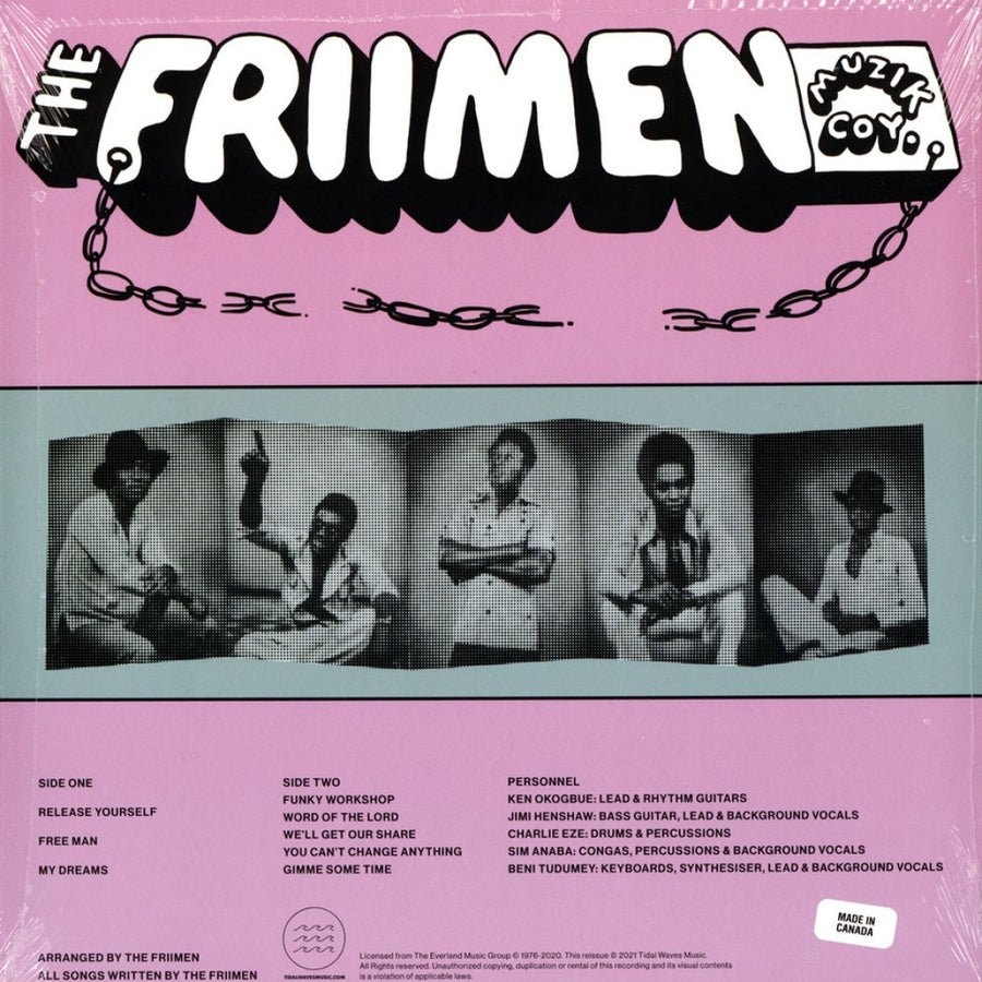 Friimen Muzik Company - Free Man Exclusive Violet Color Vinyl LP Limited Edition #100 Copies