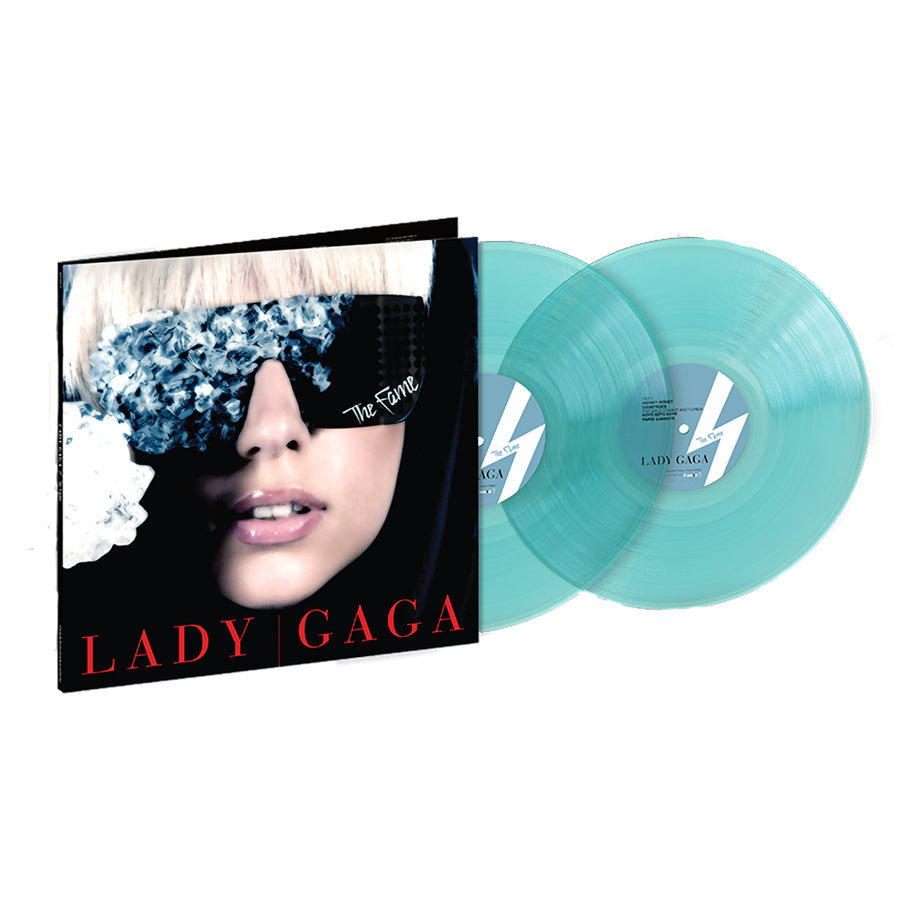 Lady Gaga - The Fame Limited Edition Exclusive Glacier Blue Color Vinyl 2x LP Record VGNM