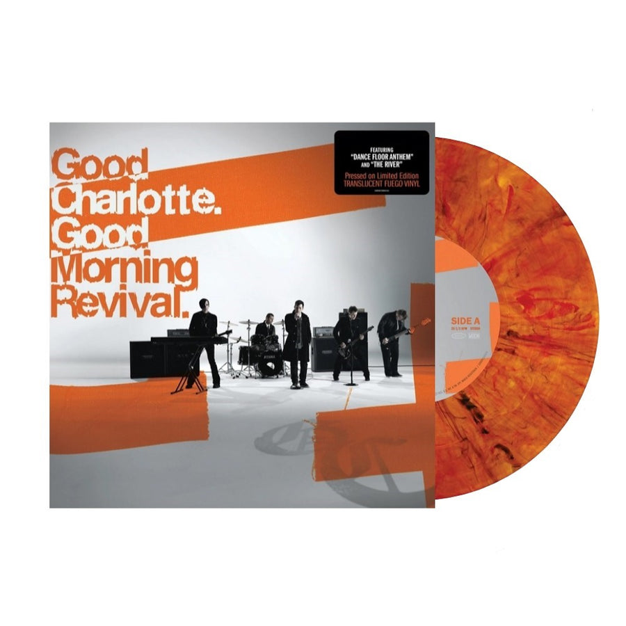 Good Charlotte - Good Morning Revival Exclusive Translucent Fuego Color Vinyl LP Limited Edition #3000 Copies