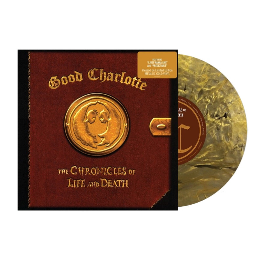Good Charlotte - The Chronicles Of Life And Death Exclusive Metallic Gold Color Vinyl LP Limited Edition #3000 Copies