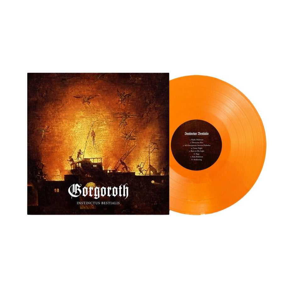 Gorgoroth - Instinctus Bestialis Exclusive Limited Edition Hell Orange Color Vinyl LP Record
