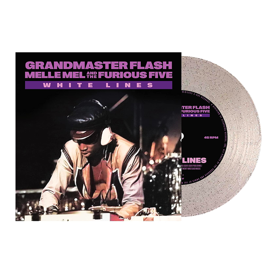 Grandmaster Flash & Melle Mel & the Furious Five - White Lines Exclusive Limited Edition Clear 7” Vinyl LP Record