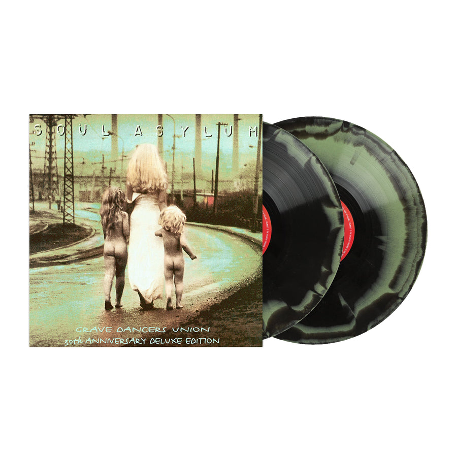 Soul Asylum - Grave Dancers Union 30th Anniversary Deluxe Club Edition Green In Black Color Vinyl 2xLP