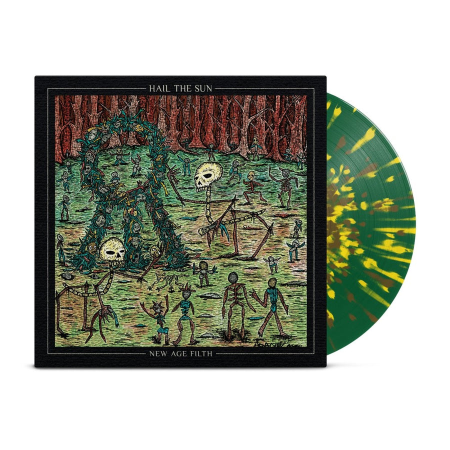 Hail The Sun - New Age Filth Exclusive Green/Brown/Yellow Splatter Color Vinyl LP Limited Edition #500 Copies